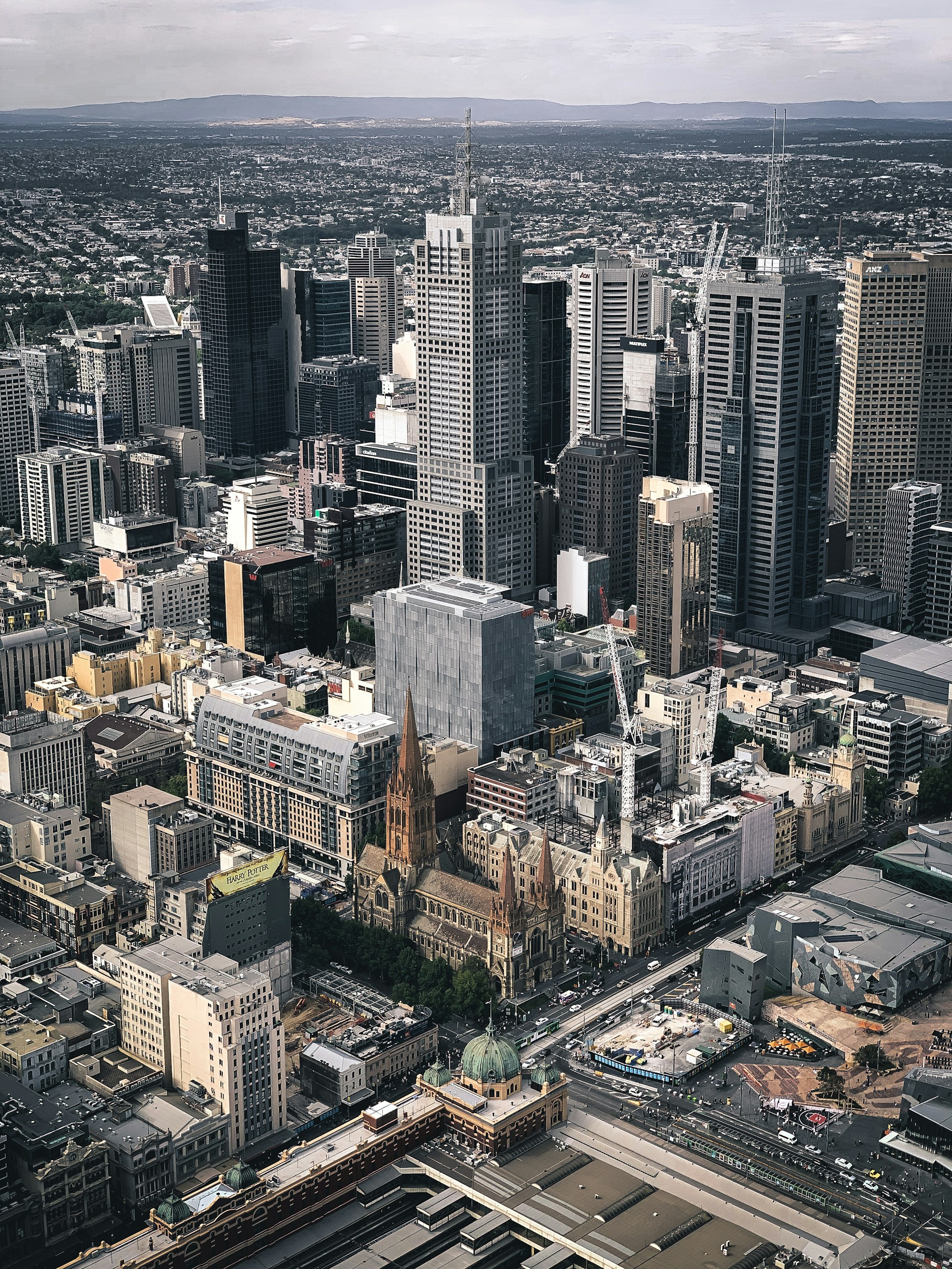 aerial view of city buildings during daytime