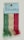 A ribbon composed of three vertical sections colored green, white, and red hangs from a card labeled 'Steward' with 'Women's Service Library' written at the top. The card is secured with a gold safety pin.