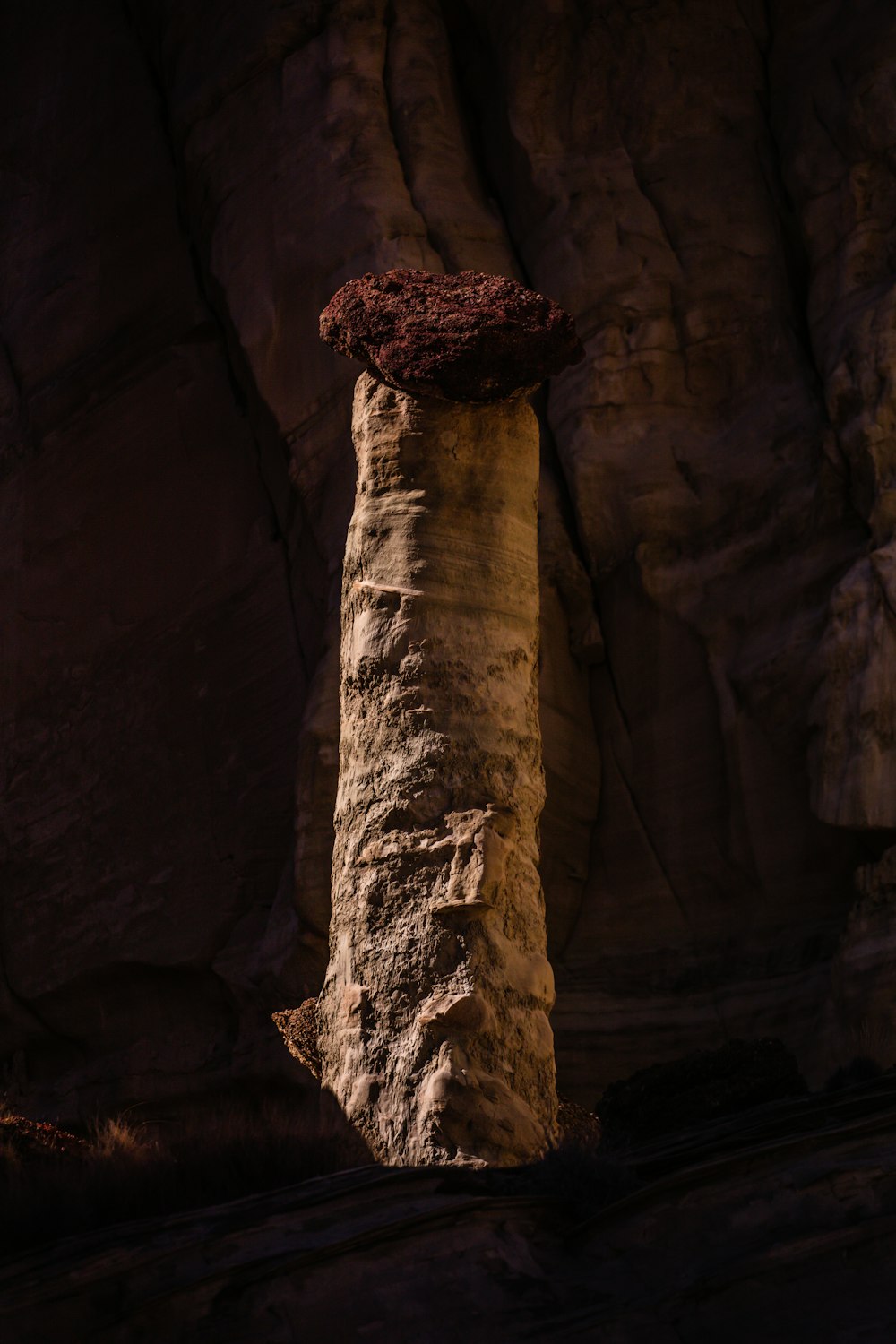 brown rock formation during daytime