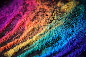 blue and pink textile in close up photography
