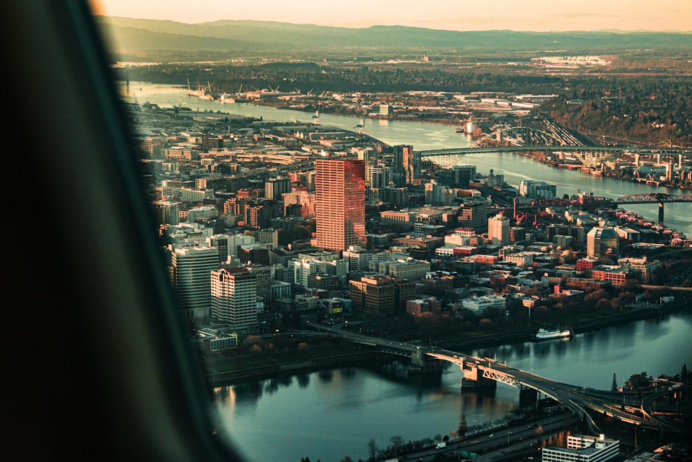 aerial view of city buildings during daytime