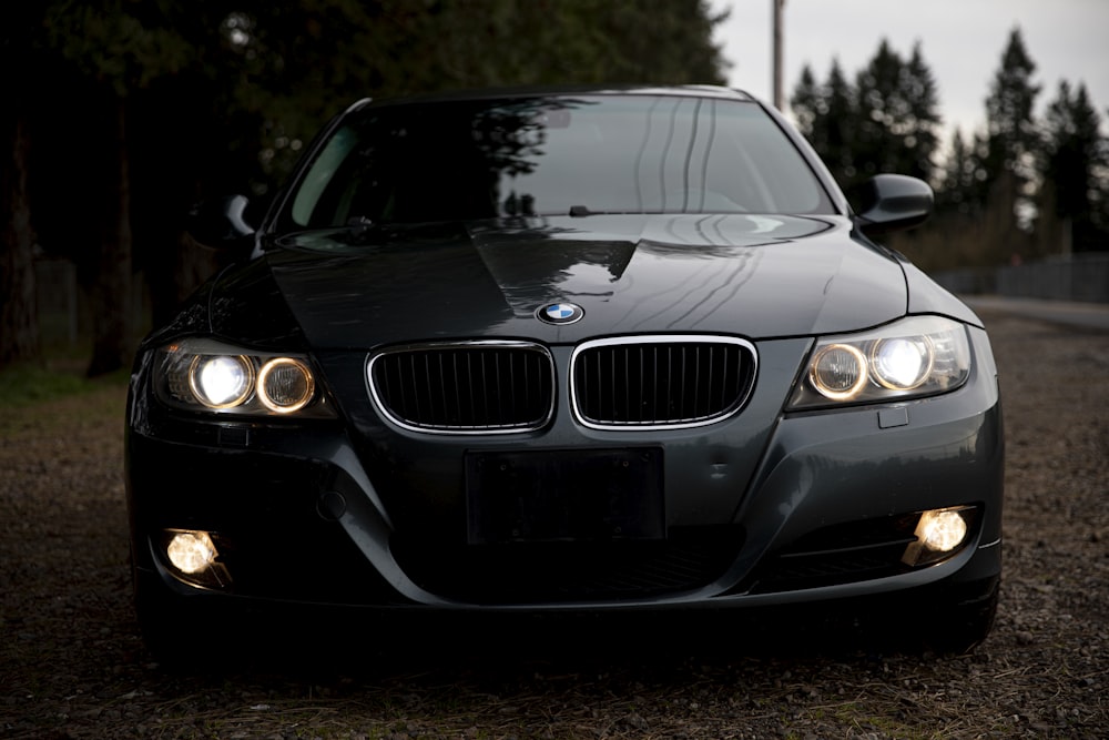 black bmw m 3 coupe