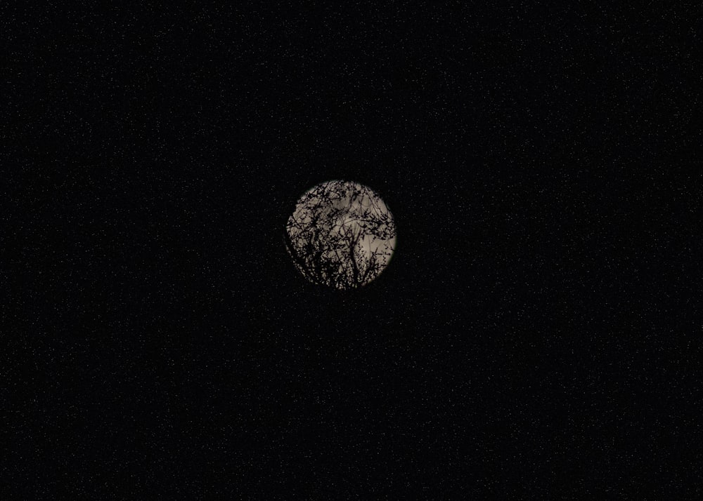 full moon in night sky