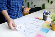 person holding white printer paper