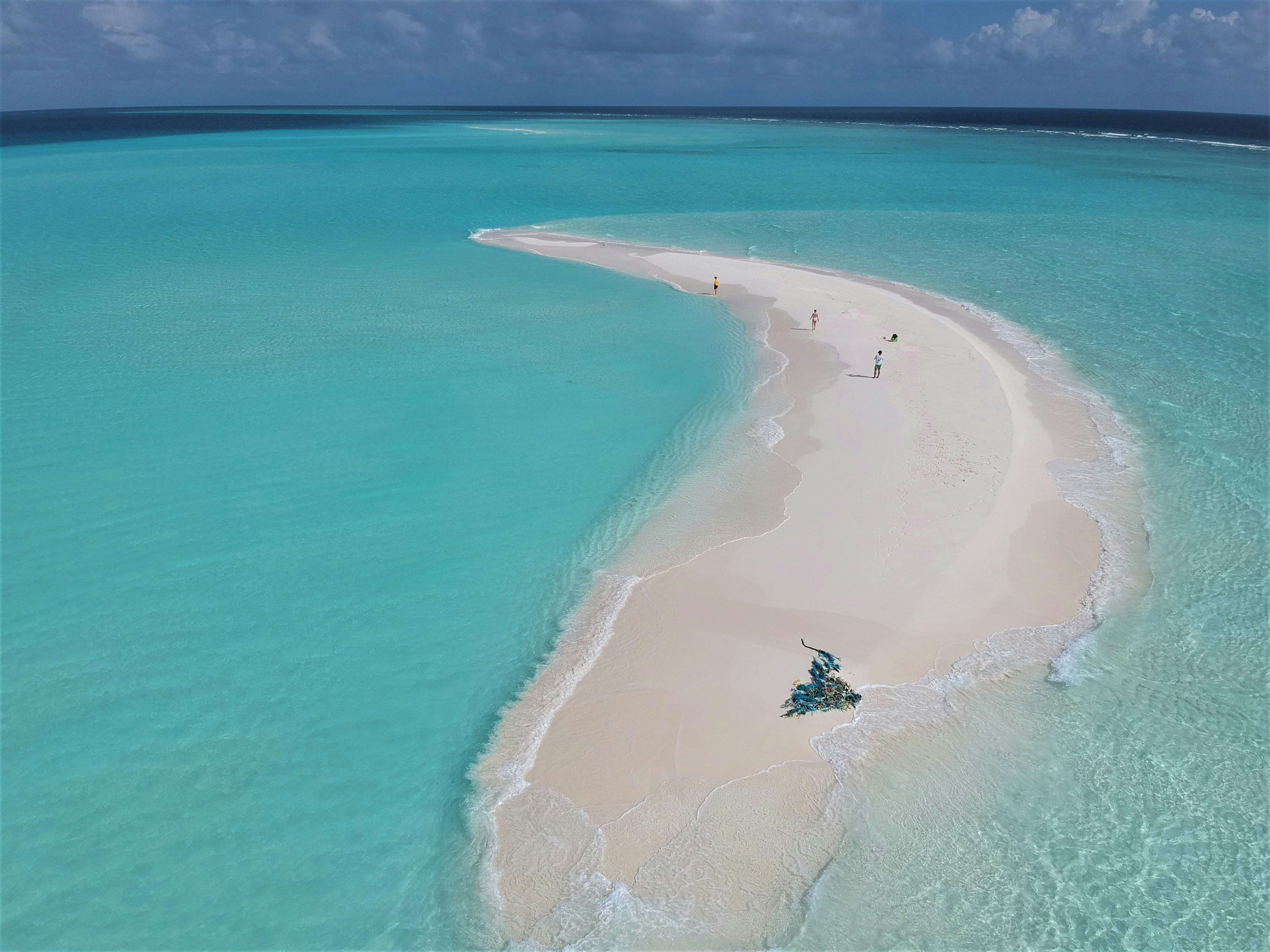 Alone among the sandbanks of the Maldives