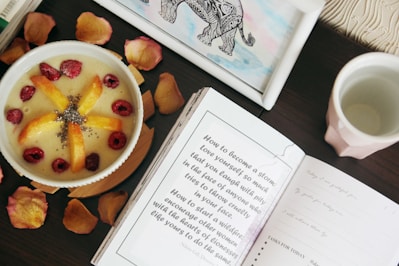 white printer paper on brown wooden table