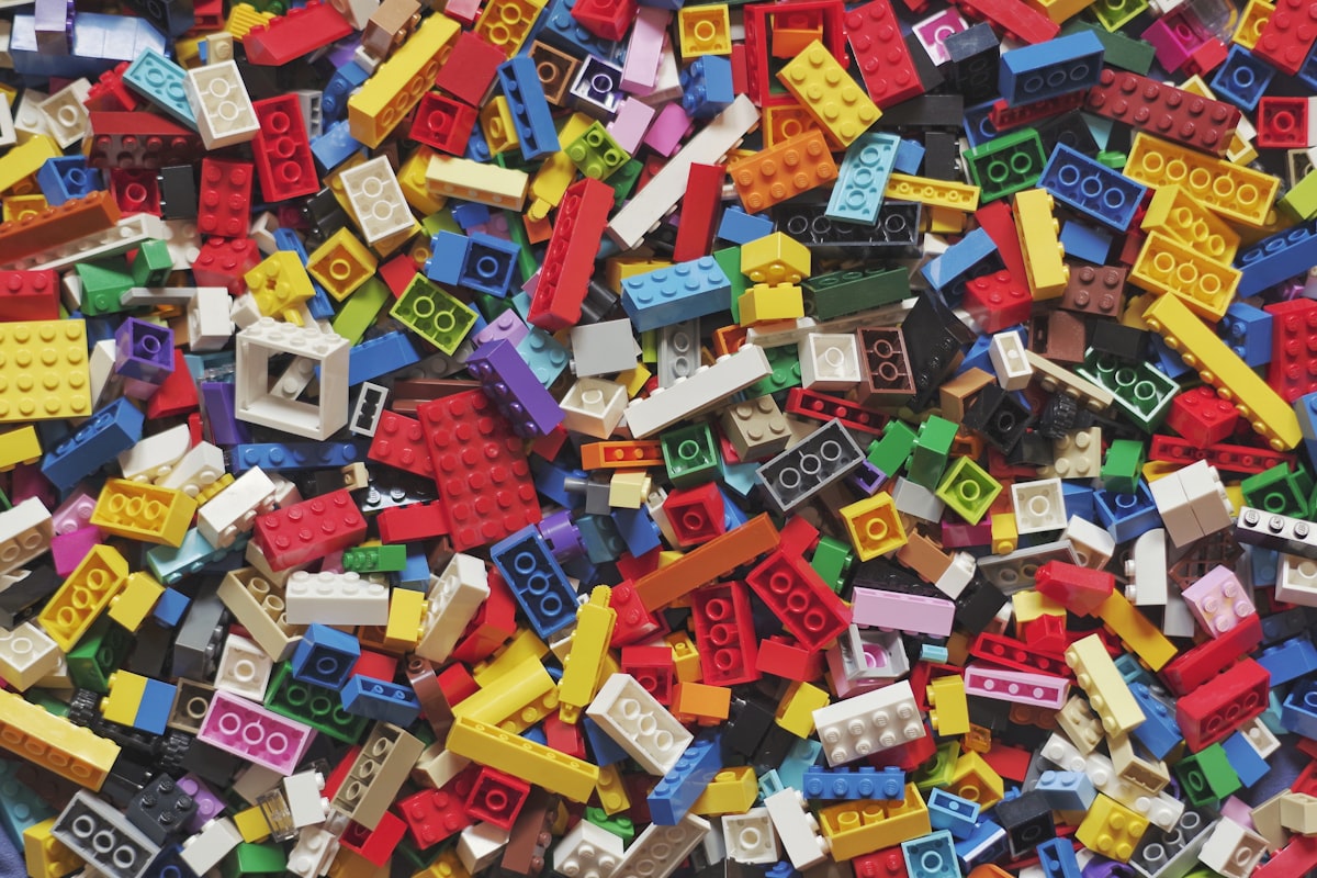 What was the first LEGO brick set ever made?
