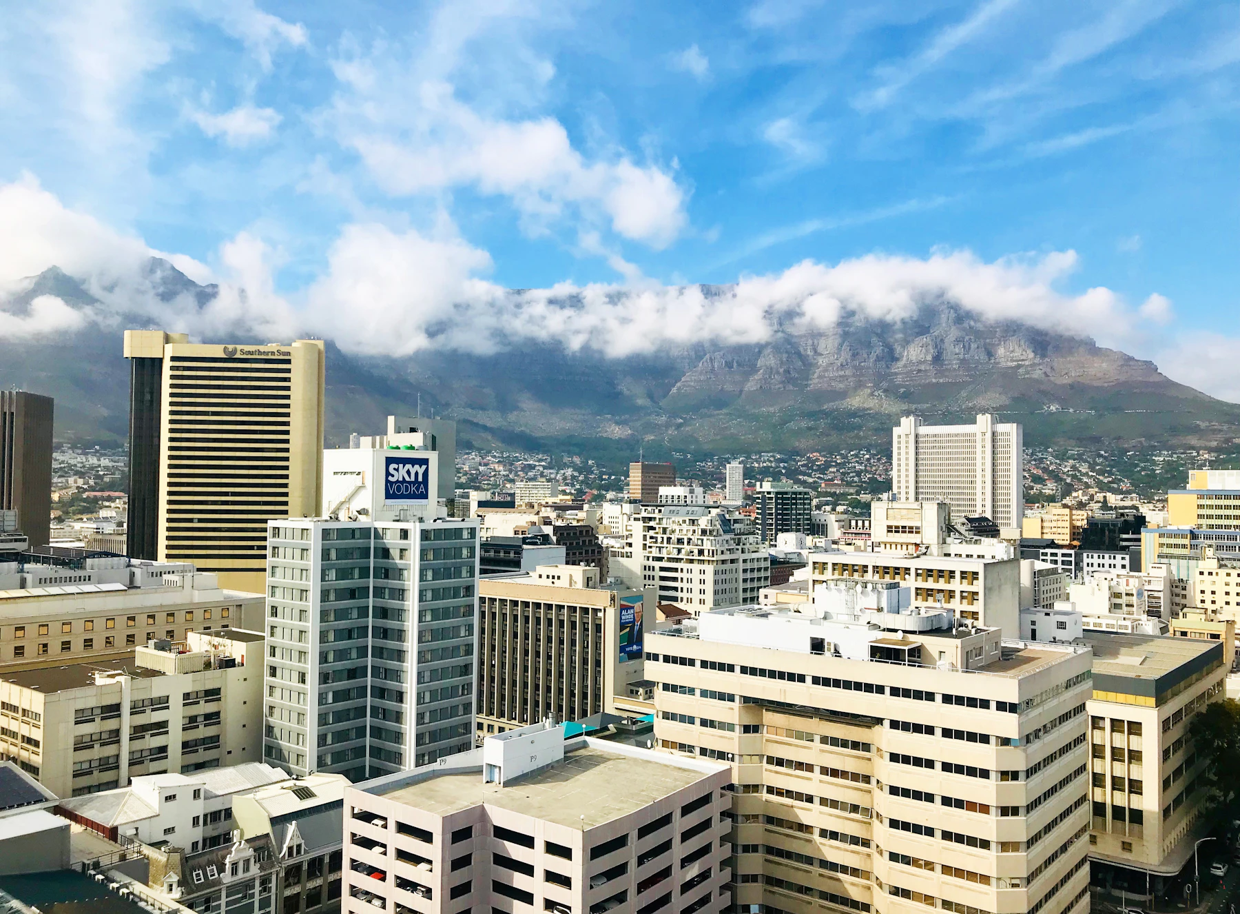 Cape Town seen from above