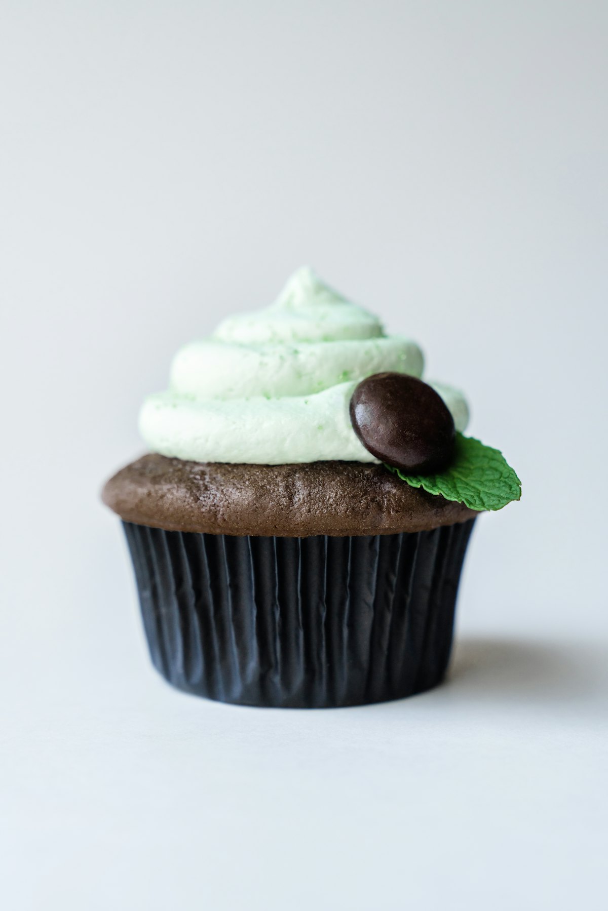 Mint chocolate cupcakes, office birthday round