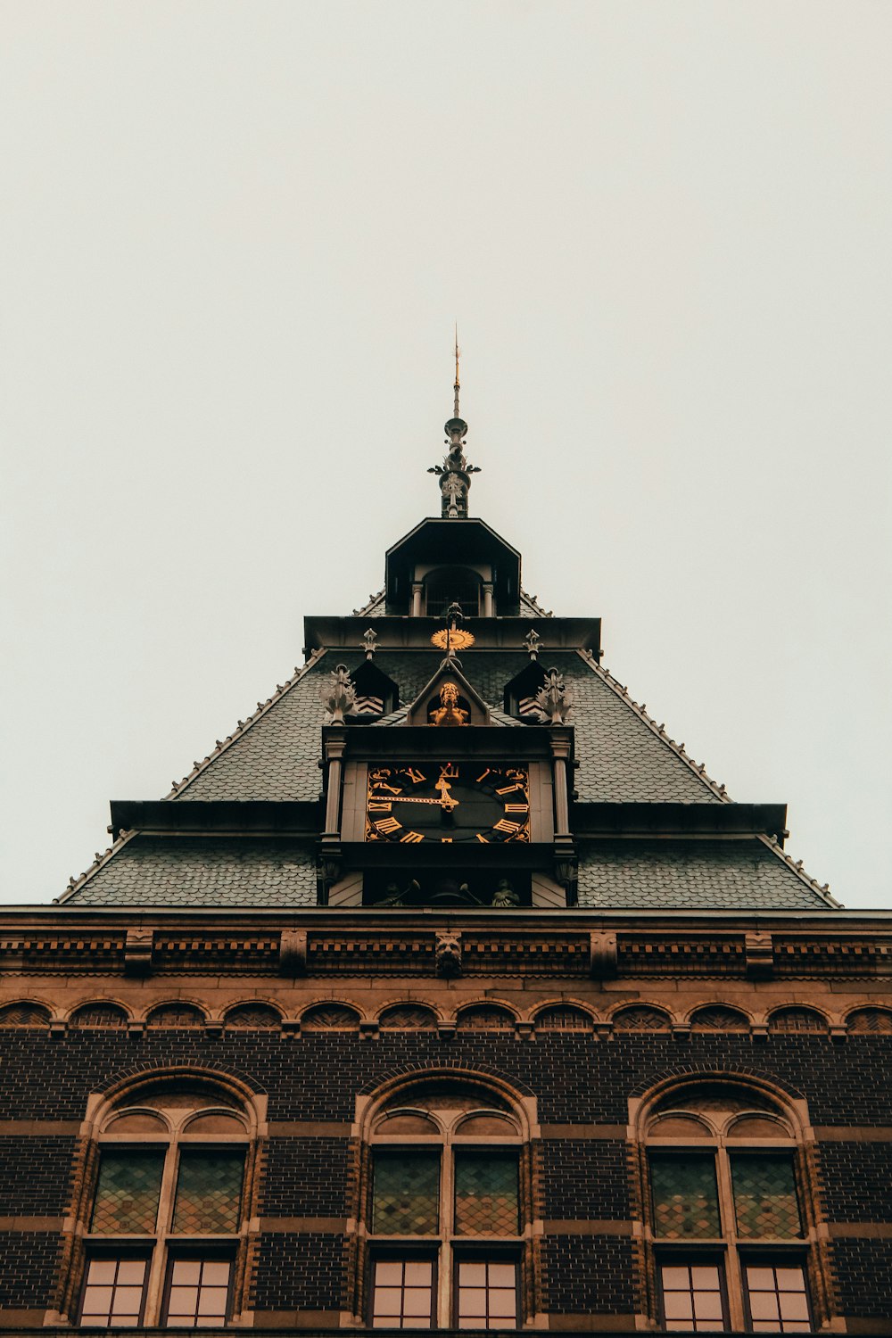 black and brown concrete building