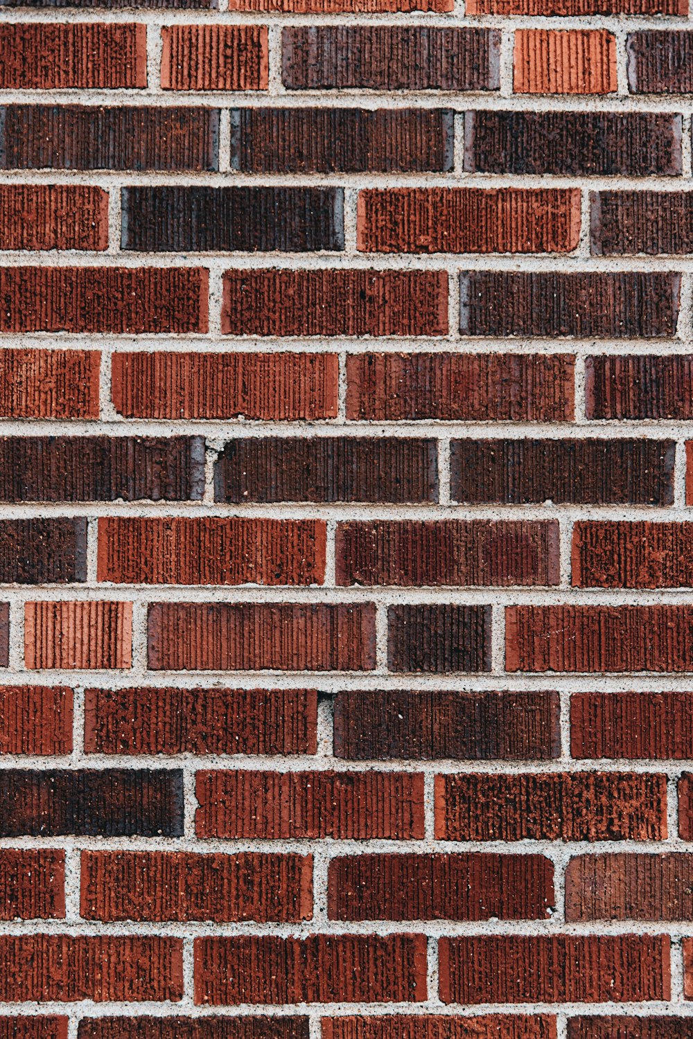 red and white brick wall