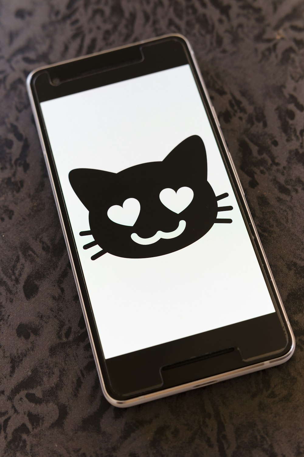 white and black panda print smartphone case