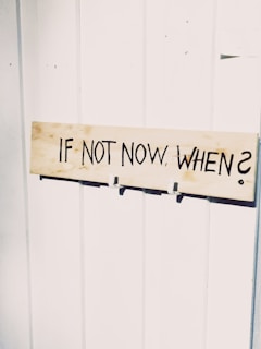 black and white wooden wall decor