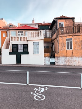 A side-by-side comparison of a property's exterior before and after.