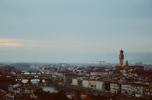 Panoramic view of a European city skyline at dusk, symbolizing our presence in multiple markets.