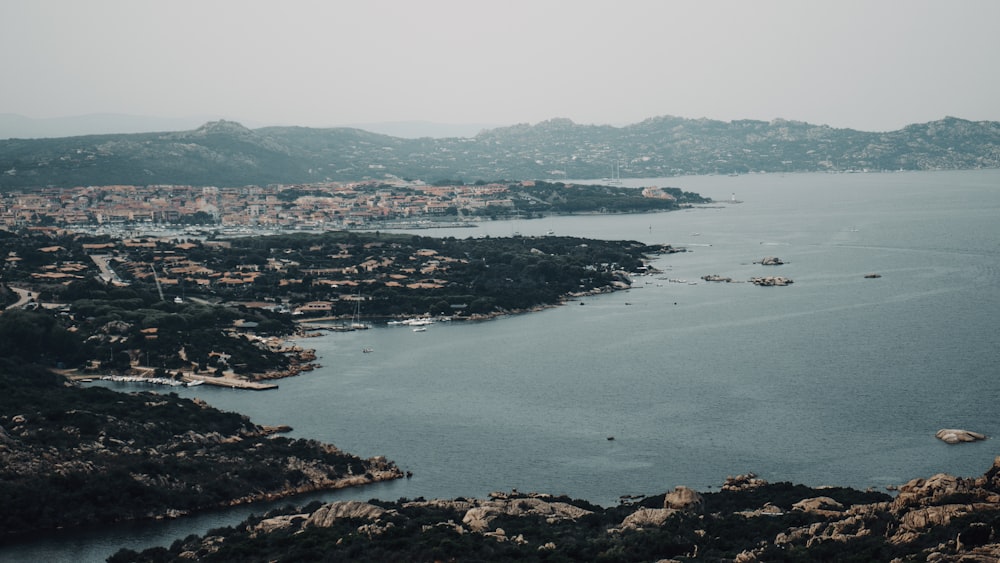 aerial view of body of water during daytime