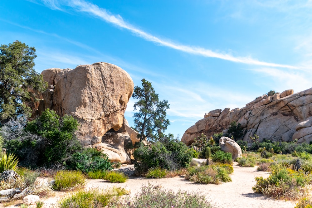 brown rock formation under blue sky during daytime