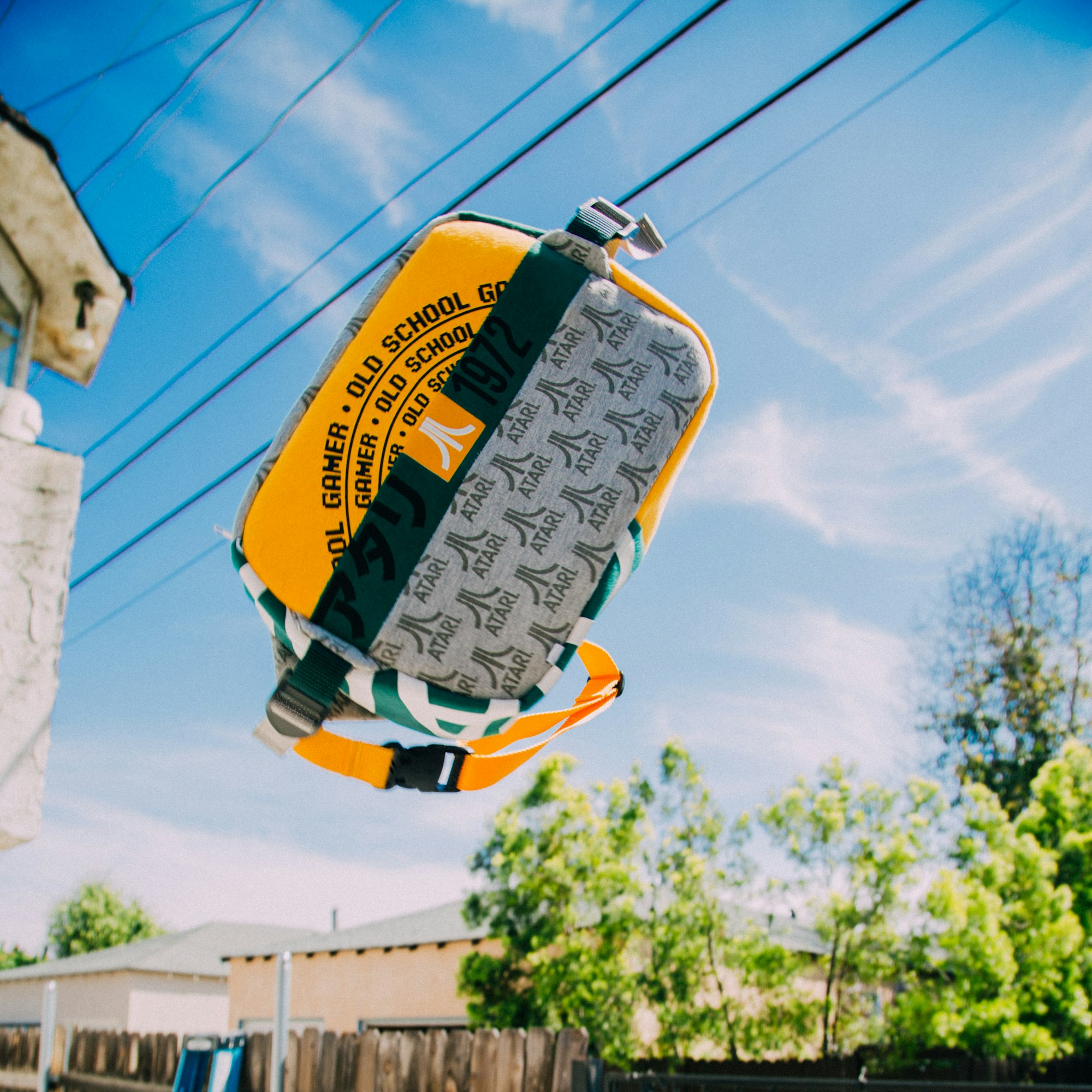 Bag collaboration with Atari. Atari gave me unreleased merchandise to upcycle into this hype, super-sized fanny pack! 