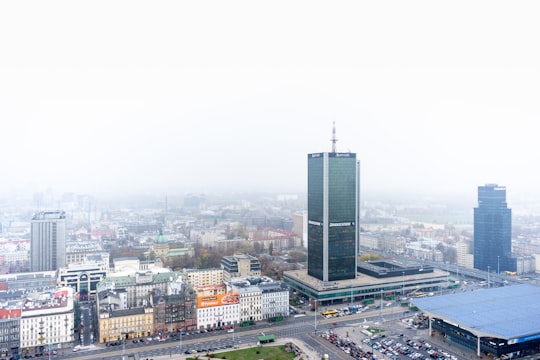city buildings under white sky during daytime in Warsaw Marriott Hotel Poland