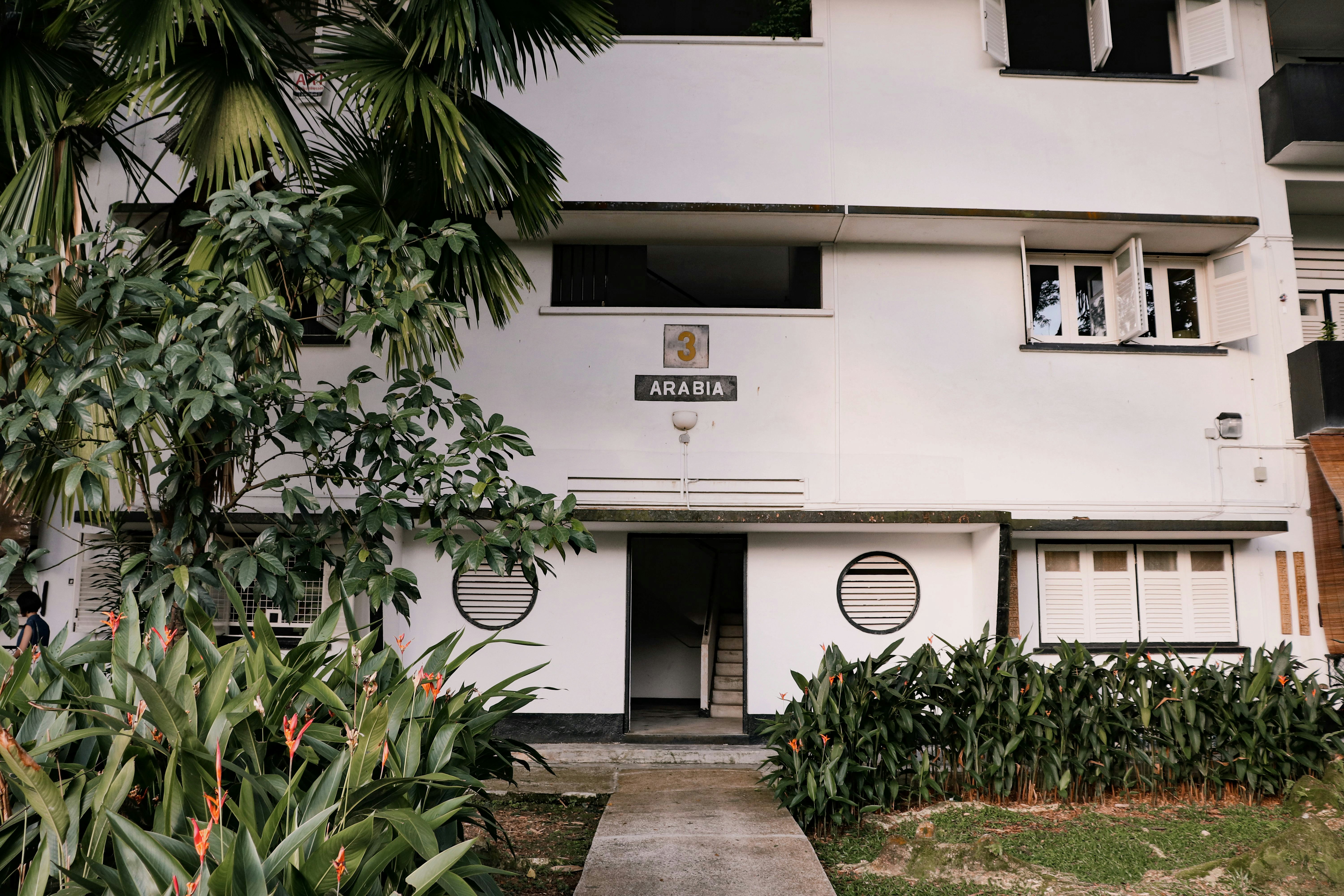 Block 3 (Arabia) of the Wessex Estate, an old colonial estate in Singapore.