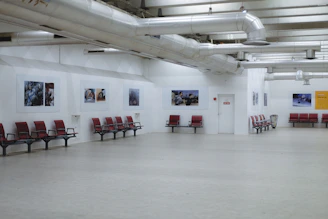 Before and after photos of a commercial space renovation with fresh design.