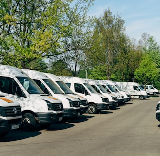 cars parked on parking lot during daytime