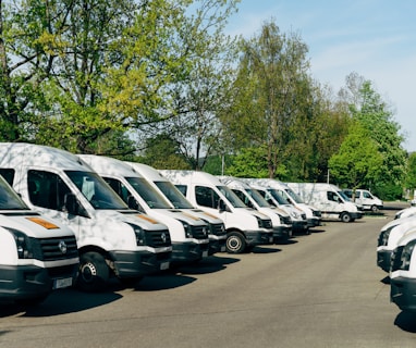 cars parked on parking lot during daytime