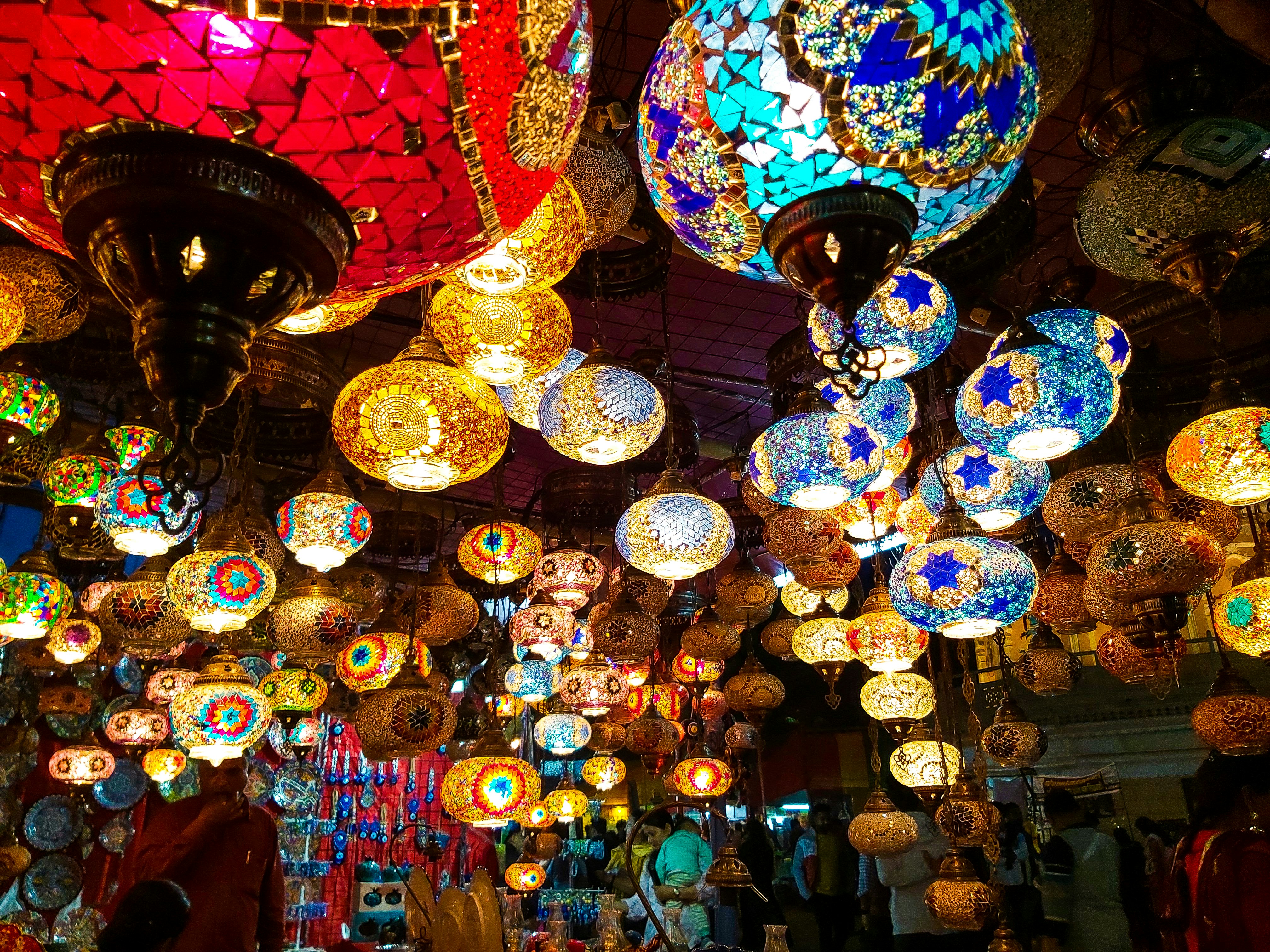 Handcrafted Mosaic Lamp