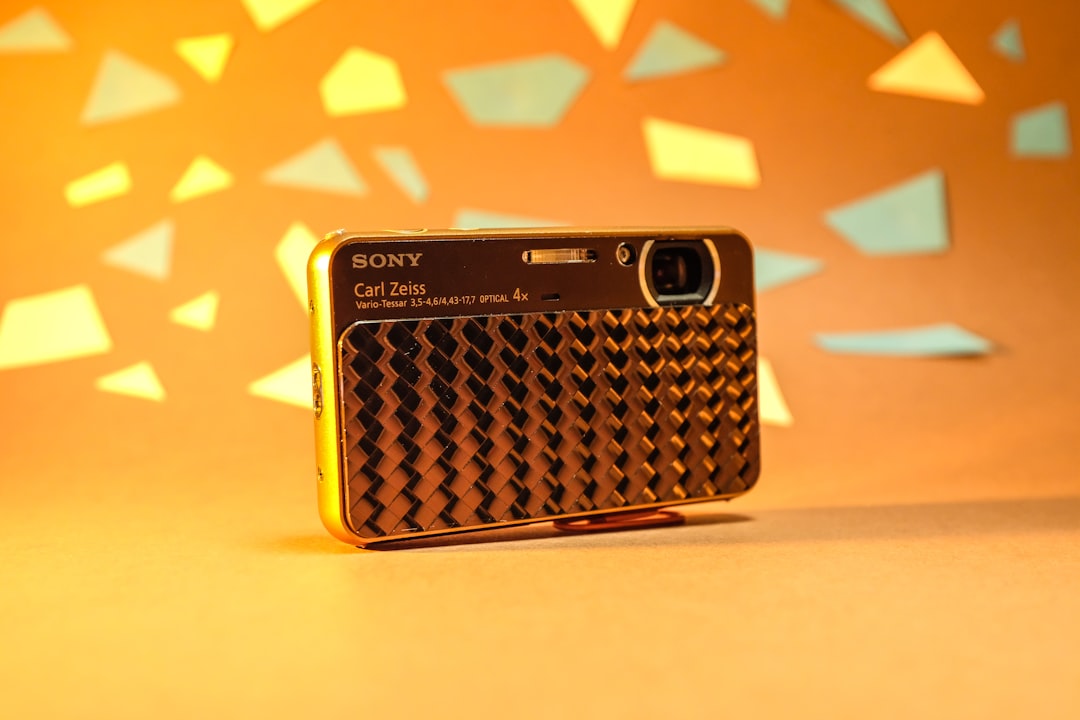 yellow and black sony portable speaker