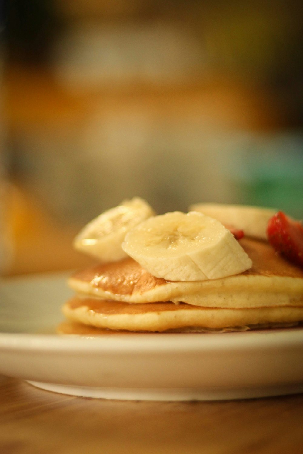 sliced of yellow banana on white ceramic plate