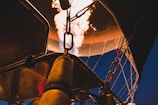 Close-up of a hot air unit showcasing its intricate design.