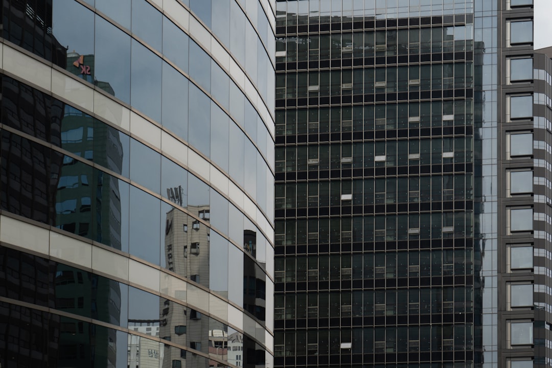 white and black concrete building