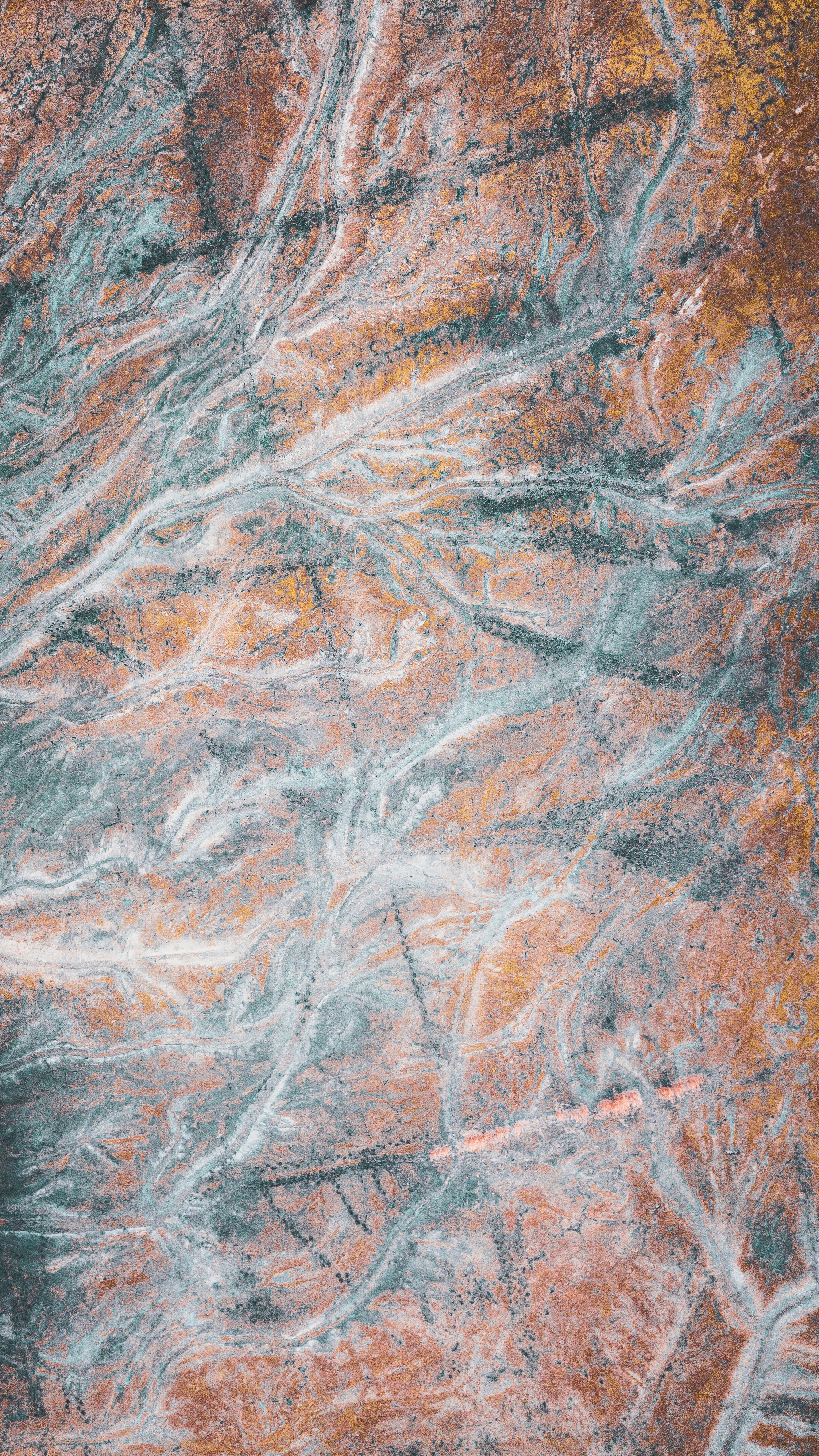 brown and white abstract painting