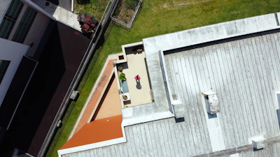 white and orange concrete building