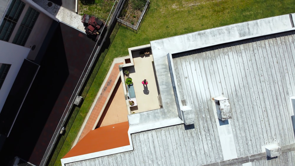 white and orange concrete building