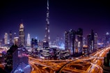 city buildings during night time