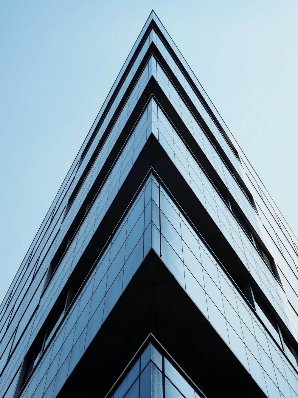 black and white concrete building