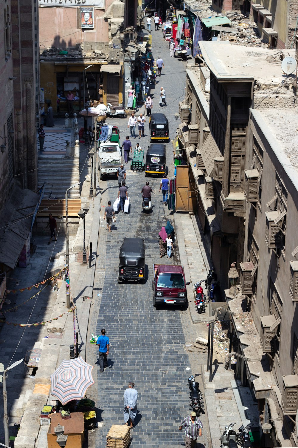 cars parked on the side of the road during daytime