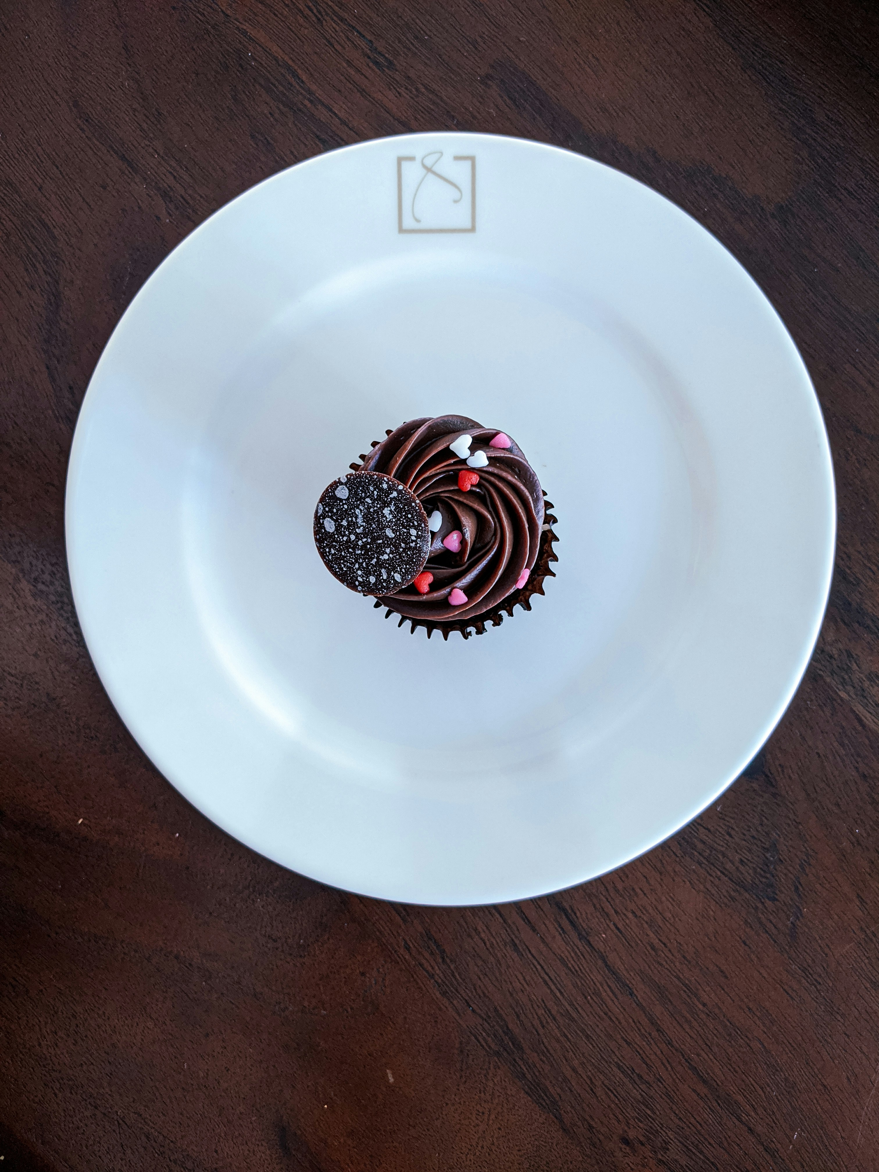 Rustic Heart Cupcakes