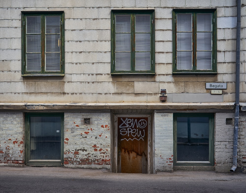 gray wooden framed glass window