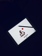 A user interface design displayed on a tablet.