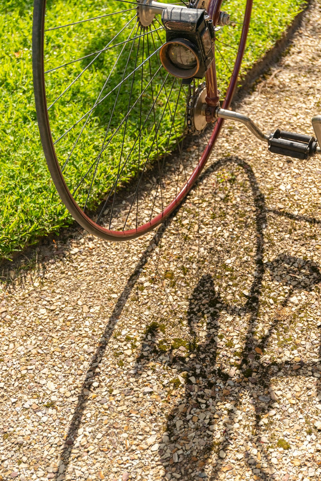 red hose on gray concrete floor