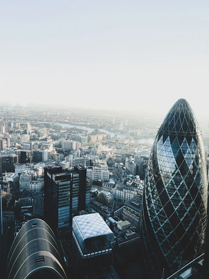 aerial view of city buildings during daytime