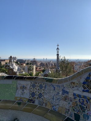 A panoramic view of a city skyline in Israel.