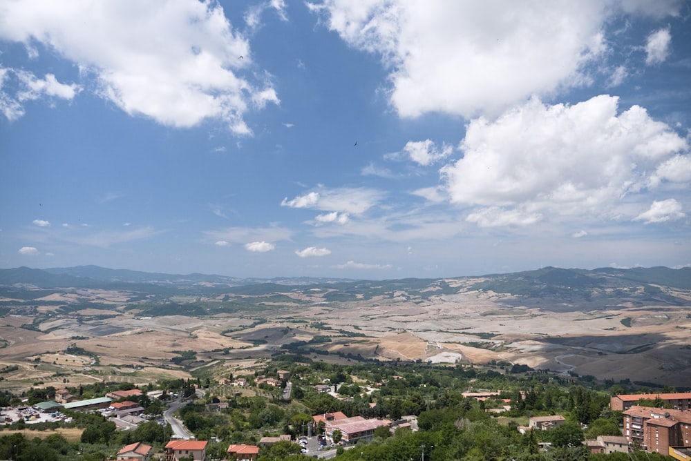 aerial view of city under blue sky during daytime