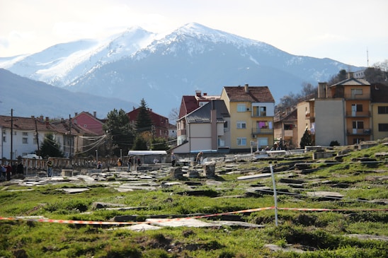 A scenic view of a Colombian village promoting sustainable tourism.