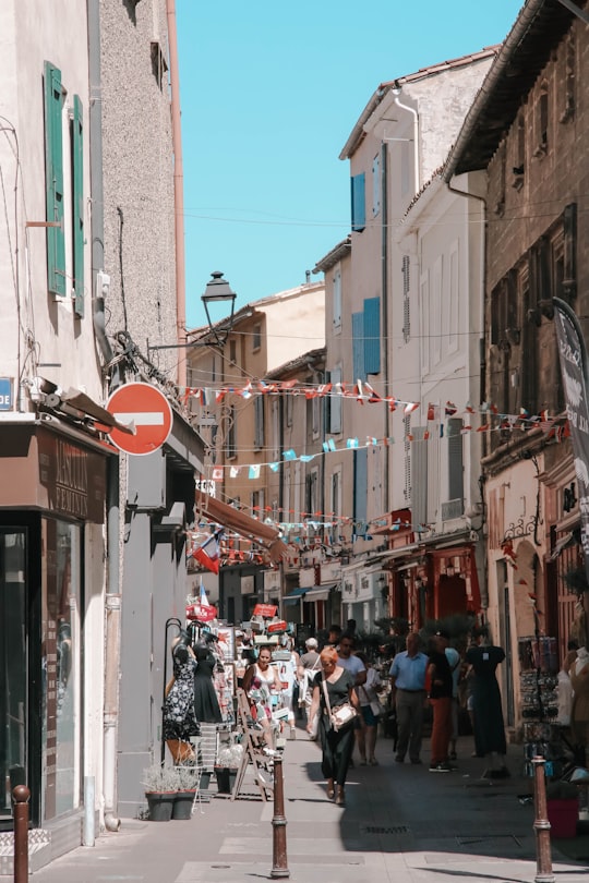 people walking on street during daytime in Provence France