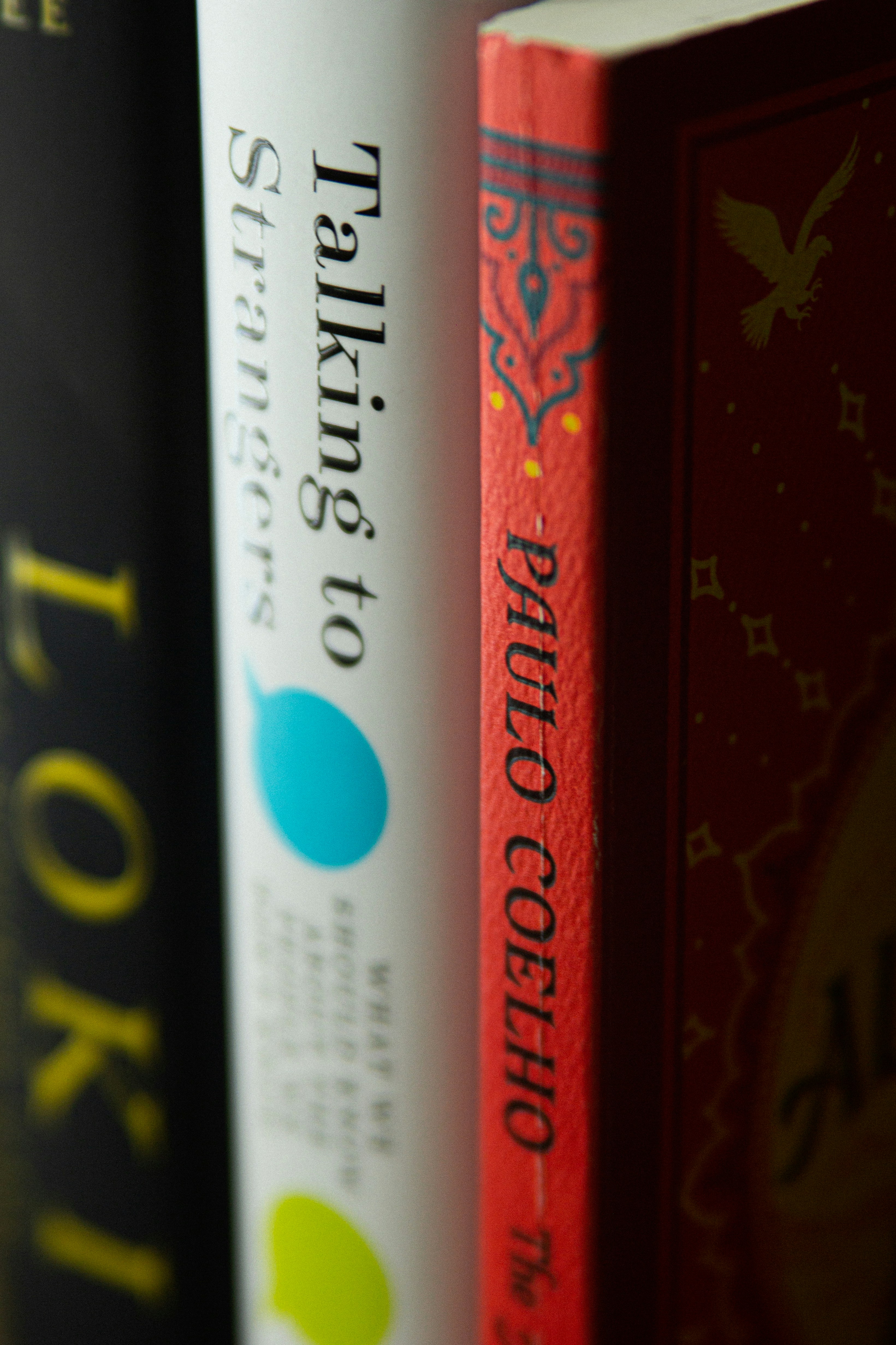 red and black book cover