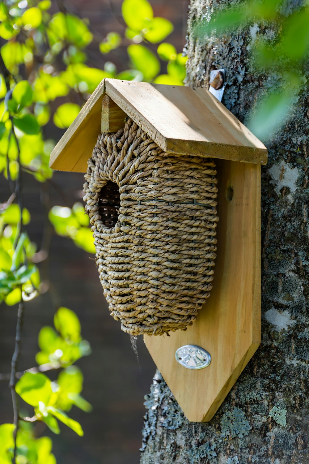 brown wooden bird house on brown wooden table