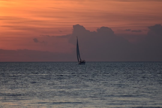 sailboat on sea during sunset in Split Croatia
